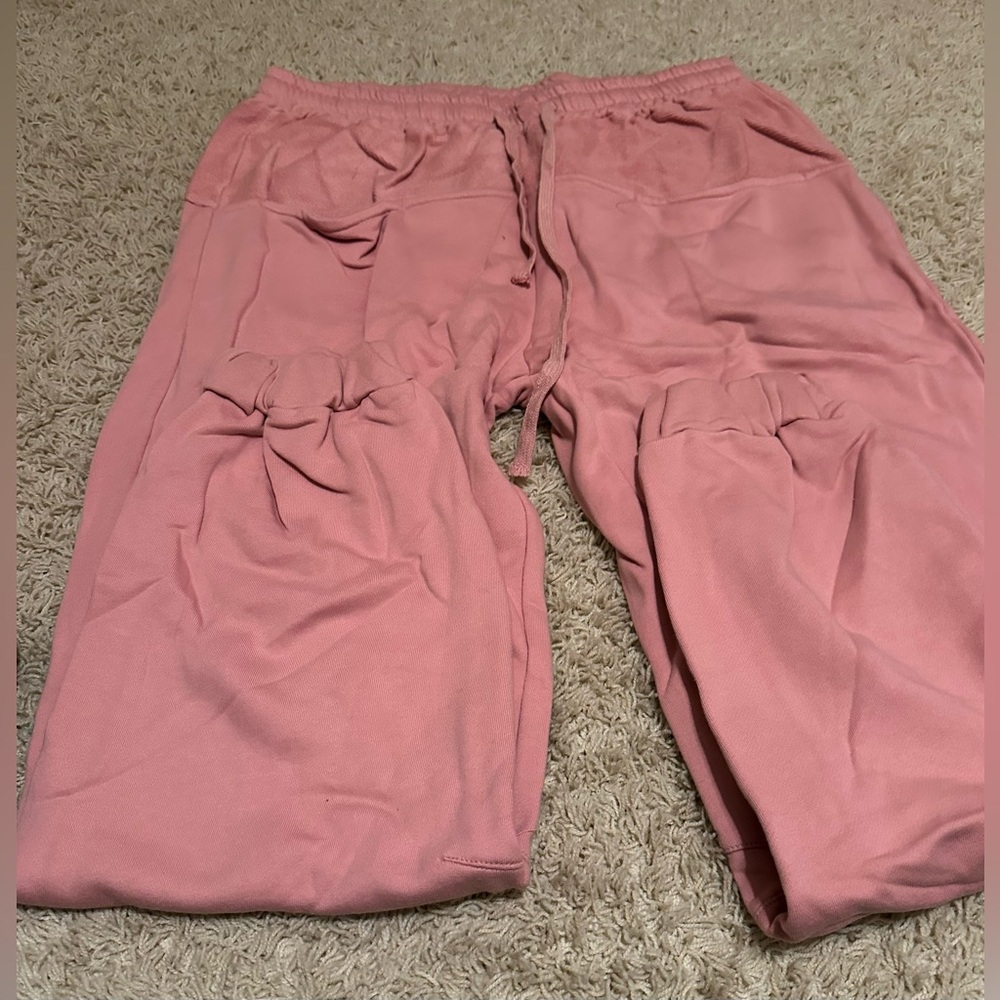 POL ROSE RUCHED SWEATPANTS - Picture 4 of 9